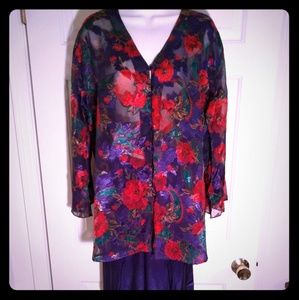 Victoria's Secret Luxury Pajama Lingerie Purple